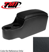 65-73 Ford Mustang (Convertible) Mittelkonsole - Classic Standard Konsole - Schwarz - Corinthian Struktur - ohne original Konsole