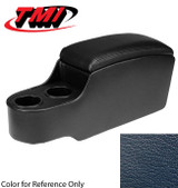 65-73 Ford Mustang (Convertible) Mittelkonsole - Classic Standard Konsole - Blau - Corinthian Struktur - ohne original Konsole