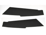 71-73 Ford Mustang (Fastback) Verkleidung C-Säule - Schwarz