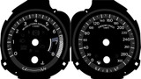 15-17 Ford Mustang Instrumentenscheibe - Schwarz bis 300 km/h