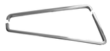1966 Ford Mustang (Fastback) Rahmen für hinteres Seitenfenster - Aluminium - Rechts