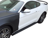 15-23 Ford Mustang Seitenschweller - Carbon, GT350-Style