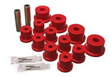 64-73 Ford Mustang Buchsensatz Blattfeder - Polyurethan - Rot