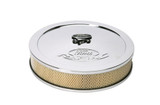 64-73 Ford Mustang Luftfilter komplett - Ford Racing - Rund - Chrom
