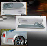05-09 Ford Mustang Set Seitenmarkierungsleuchten - Hinten, Clear Hinten Links und Rechts