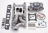 Komplettset Ansaugkrümmer und Vergaser - Edelbrock Performer - 600 cfm