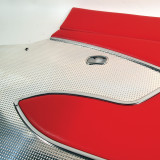 1960 Chevrolet Corvette Base Set Türverkleidung - Deluxe, Rot