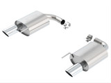 15-17 Ford Mustang (Convertible/Coupe - 5.0) Abgasanlage - BORLA S-Type - polierte Blenden