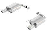 15-17 Ford Mustang (Convertible/Coupe - 5.0) Abgasanlage - BORLA S-Type - polierte Blenden