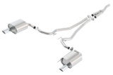 15-23 Ford Mustang (Coupe - 2.3) Abgasanlage - BORLA ATAK - 2-Rohr - polierte Blenden