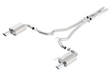 15-17 Ford Mustang (Convertible - 5.0) Abgasanlage - BORLA ATAK - 2-Rohr - polierte Blenden - 2,5 Zoll