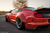 15-17 Ford Mustang (2.3, 5.0) Set Kotflügelverbreiterung - 3 Zoll - Unlackiert Hinten