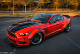 15-17 Ford Mustang (2.3, 5.0) Set Kotflügelverbreiterung - 3 Zoll - Unlackiert Hinten
