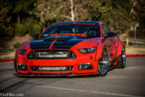15-17 Ford Mustang (2.3, 5.0) Set Kotflügelverbreiterung - 3 Zoll - Unlackiert Hinten