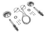15-23 Ford Mustang Haubensicherung - Silber - Nicht Abschließbar - Moderne Optik