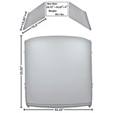 65-66 Ford Mustang (Hardtop) Dachblech