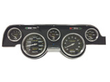 67-68 Ford Mustang Instrumentenblende - Schwarz - für Zubehörinstrumente