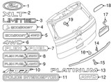 15-17 Ford Mustang Schraubenset - 4-er Set