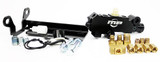 64-73 Ford Mustang (Disc/Drum) Verteilerblock - Master Power Brakes - Schwarz - Mit Bremsdruckregelventil