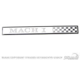 69-70 Ford Mustang Emblem am Armaturenbrett - Mach 1