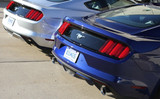 15-17 Ford Mustang (5.0) Abgasanlage - Ford Racing - 2-Rohr - Sport - Chrom Blenden