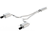 15-17 Ford Mustang (2.3) Abgasanlage - Ford Racing - 2-Rohr - Touring - Schwarze Blenden