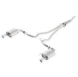 15-17 Ford Mustang (2.3) Abgasanlage - Ford Racing - 2-Rohr - Touring - Chrom Blenden