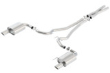 15-17 Ford Mustang (Convertible - 5.0) Abgasanlage - BORLA S-Type 2.5 Zoll - 2 Rohr - polierte Blenden