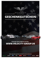 Geschenkgutschein Velocity - 1000 Euro