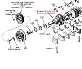 67-70 Ford Mustang (390, 428) Scheibenfeder