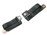 64-73 Ford Mustang (Convertible/Fastback/Hardtop) Sicherheitsgurt - Zweipunktgurt - Schwarz - Druckknopf Vorne