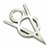 64-23 Ford Mustang Emblem - V8 - Chrom