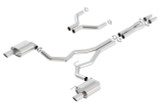 15-17 Ford Mustang (Coupe - 5.0) Abgasanlage - BORLA S-Type 3.00 Zoll - 2 Rohr - polierte Blenden