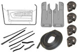 71-73 Ford Mustang (Hardtop) Türdichtungs Set