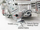 Chevrolet, Ford (327, 350, 351, 390) Vergaser - Holley Street Warrrior - 600 cfm - Aluminium - Elektrischer Choke - Poliert