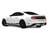 15-23 Ford Mustang Heckblende - Ohne Logo, Mattschwarz Hinten