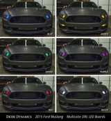 15-17 Ford Mustang Umrüstsatz Hauptscheinwerfer - Multicolor mit Blinker - EU