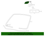 05-14 Ford Mustang Halterung Rückspiegel innen - Ford OEM