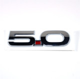 15-17 Ford Mustang GT (5.0) Emblem Kotflügel - 5.0 - Chrom - Roter Punkt