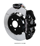 15-23 Ford Mustang (Disc/Disc) Wilwood Bremsanlage hinten AERO4-MC4 14 Zoll schwarz geschlitzt