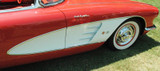 58-61 Chevrolet Corvette Zierleiste Kotflügel - Set