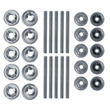 67-68 Ford Mustang (Fastback) Schraube Grill Entlüftung Seitenwand hinten