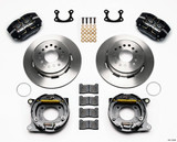 64-73 Ford Mustang Wilwood Scheibenbremse HA - Small Bearing 12,19 Zoll/schwarz/glatt Hinten