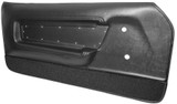 71-73 Ford Mustang Set Türverkleidung - Deluxe, Schwarz