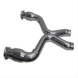 12-17 Ford Mustang (5.0) Rohr Abgasanlage - High Flow Katalysator X-Pipe Vorne Mitte
