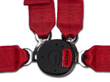 05-17 Ford Mustang Sicherheitsgurt - Set Hosenträgergurte - QuickFit Pro - Rot Vorne links und rechts