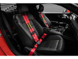 05-17 Ford Mustang Sicherheitsgurt - Set Hosenträgergurte - QuickFit Pro - Rot Vorne links und rechts