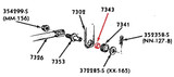 67-73 Ford Mustang Buchse Schalthebel Automatikgetriebe