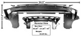 64-66 Ford Mustang (Fastback) Trennwand Rücksitze zu Kofferraum