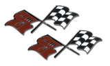 1957 Chevrolet Corvette Emblem Kotflügel